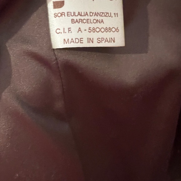 Brown mink women long swing coat - size 16. Made in Spain - Picture 3 of 7